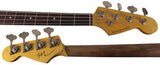 Nash PB63 Bass Guitar, 3-Tone Sunburst, Light Aging