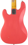 Nash PB-63 Bass Guitar, Fiesta Red, Light Aging