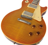 Nash Refinished Gibson Les Paul Guitar, Honeyburst - Humbucker Music