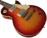 Nash Refinished Gibson Les Paul Guitar, Cherry Sunburst - Humbucker Music