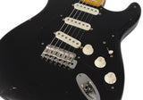 Nash S-57 Guitar, Black, Gilmour Vibe, Light Aging