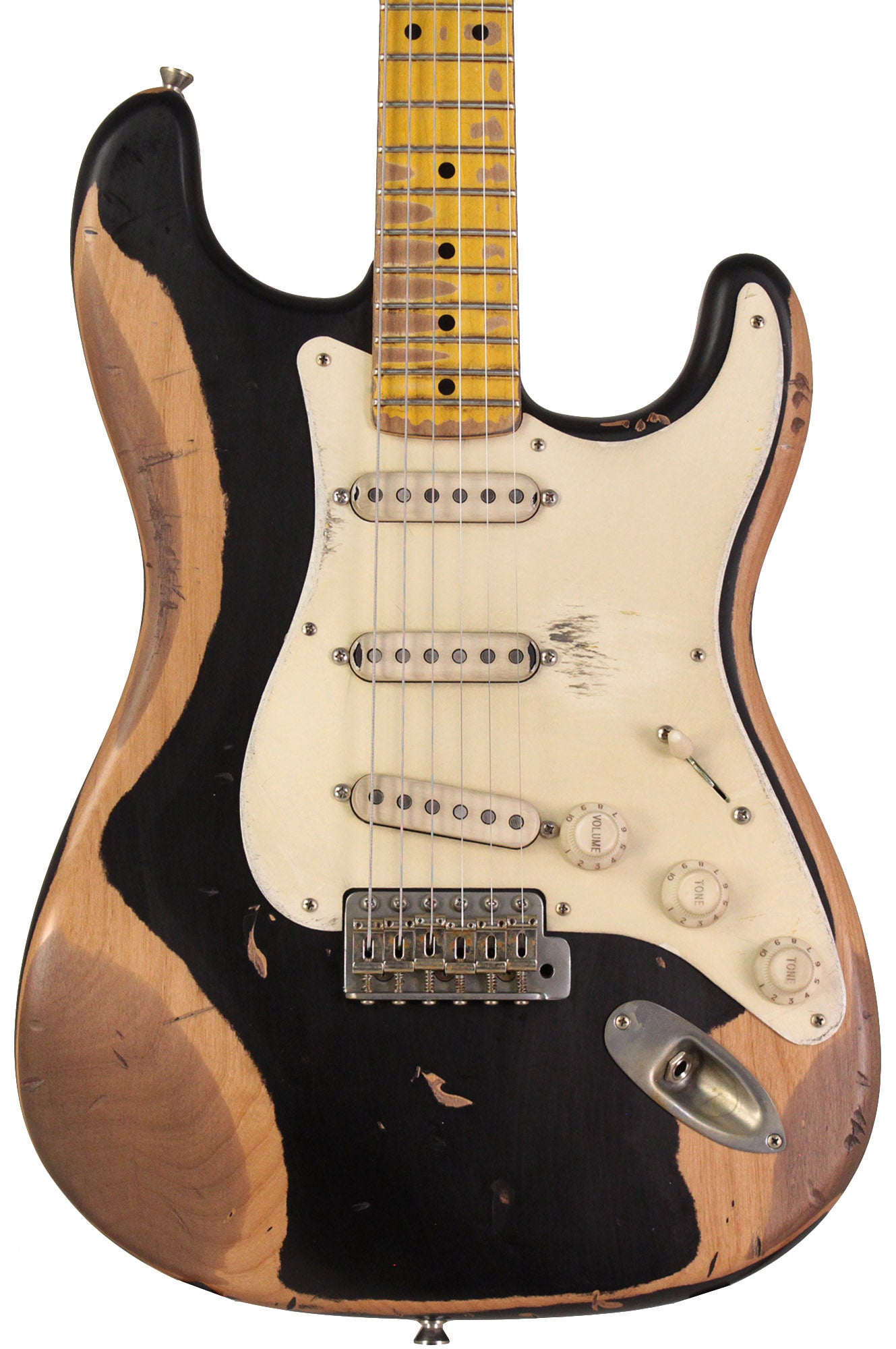 Nash S57 Guitar, Black, Extra Heavy Relic | Humbucker Music Nash S57 Guitar, Black, Extra Heavy Relic | Humbucker Music