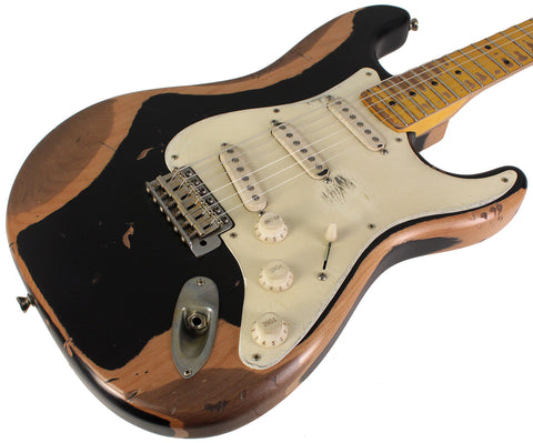 Nash S57 Guitar, Black, Extra Heavy Relic | Humbucker Music Nash S57 Guitar, Black, Extra Heavy Relic | Humbucker Music
