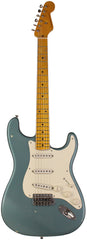 Nash S57 Guitar, Faded Ocean Turquoise Metallic, Light Aging