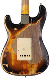 Nash S57 Guitar, 2-Tone Burst, Extra Heavy Aging, Boat Neck, Gold Anodized Pickguard