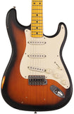 Nash S57 Guitar, 2-Tone Burst, Light Aging