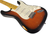 Nash S57 Guitar, 2-Tone Burst, Light Aging
