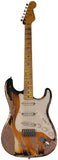 Nash S57 Guitar, 2-Tone Burst, Extra Heavy Aging