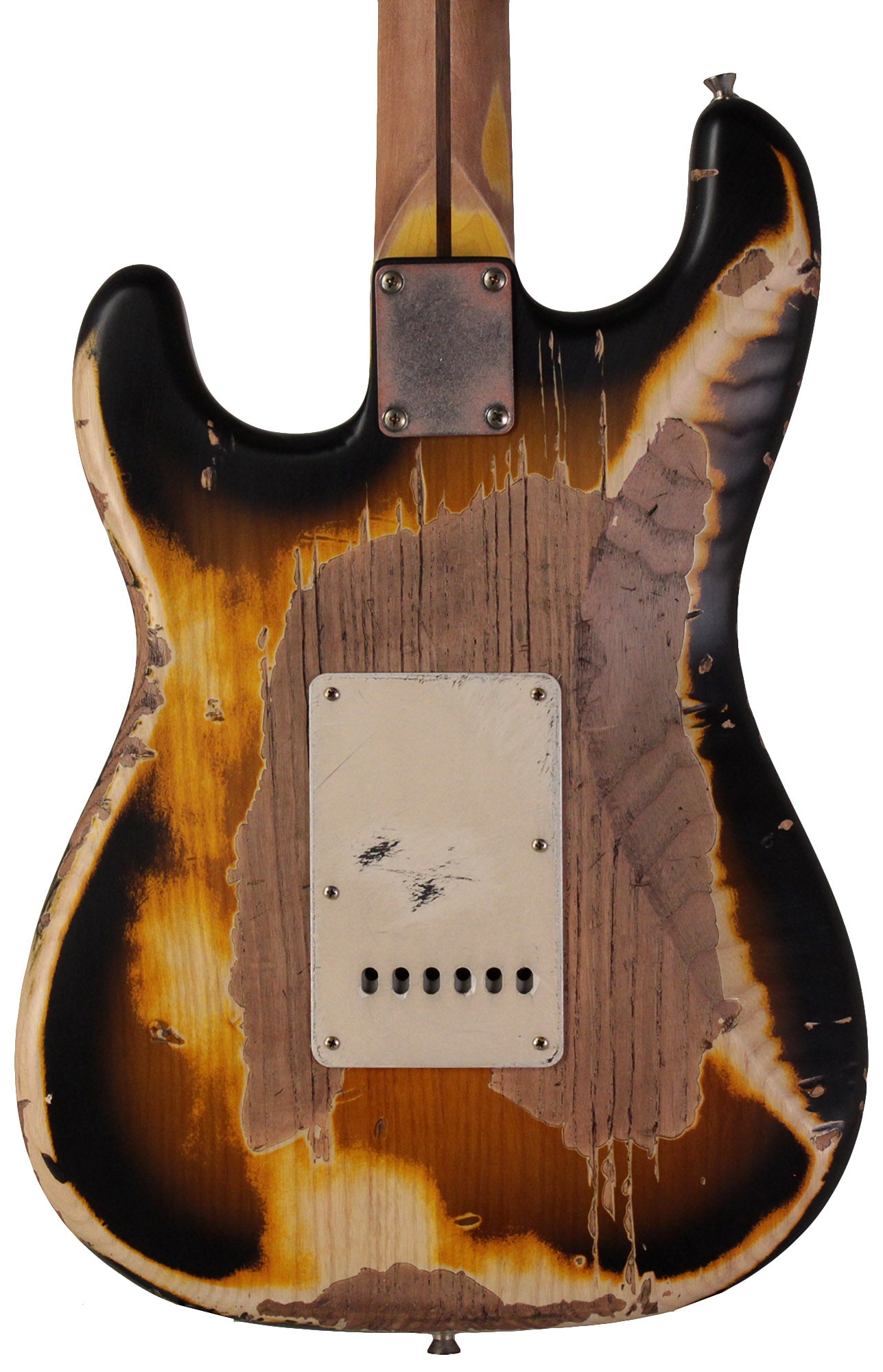 Nash S57 Guitar, 2-Tone Burst, Extra Heavy Aging | Humbucker Music