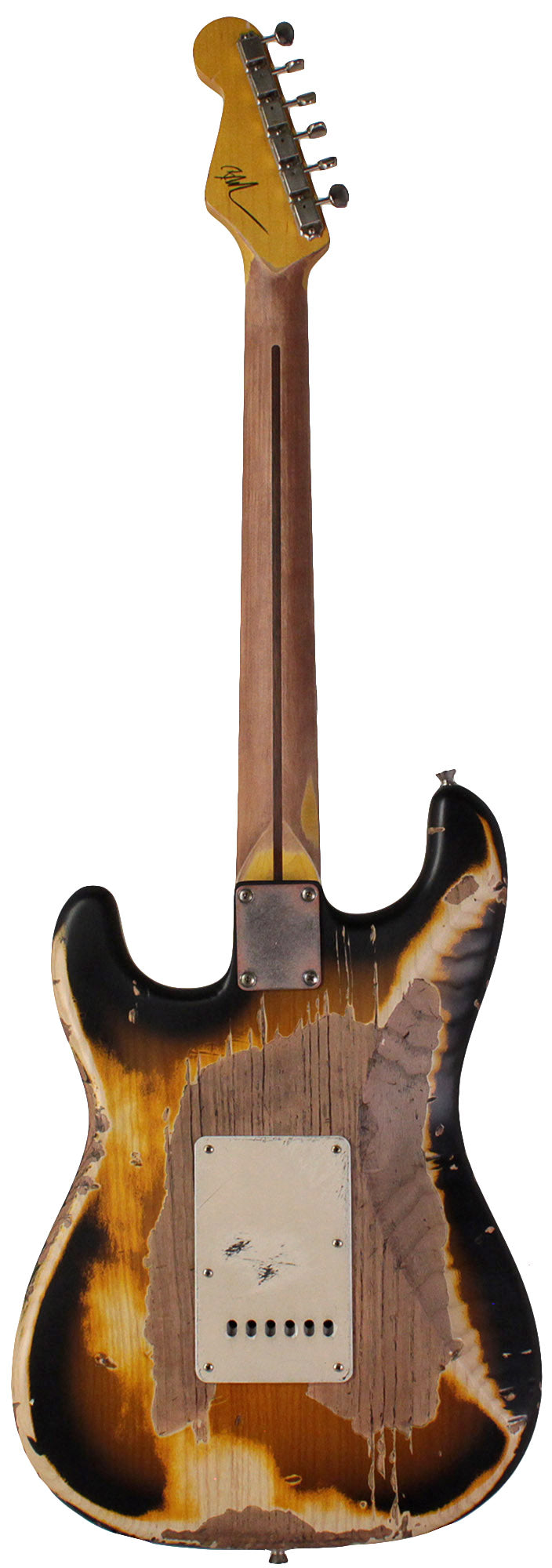 Nash S57 Guitar, 2-Tone Burst, Extra Heavy Aging | Humbucker Music