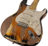 Nash S57 Guitar, 2-Tone Burst, Extra Heavy Aging