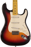 Nash S57 Guitar, 3 Tone Burst, Hard Tail, Light Aging
