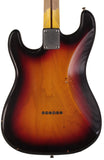 Nash S57 Guitar, 3 Tone Burst, Hard Tail, Light Aging