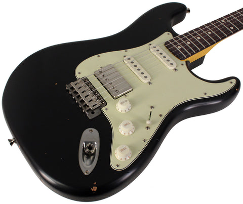 Nash S-63 Guitar, Black, HSS, Light Aging