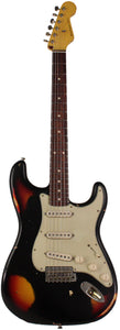 Nash S63 Guitar, Black over 3 Tone Sunburst