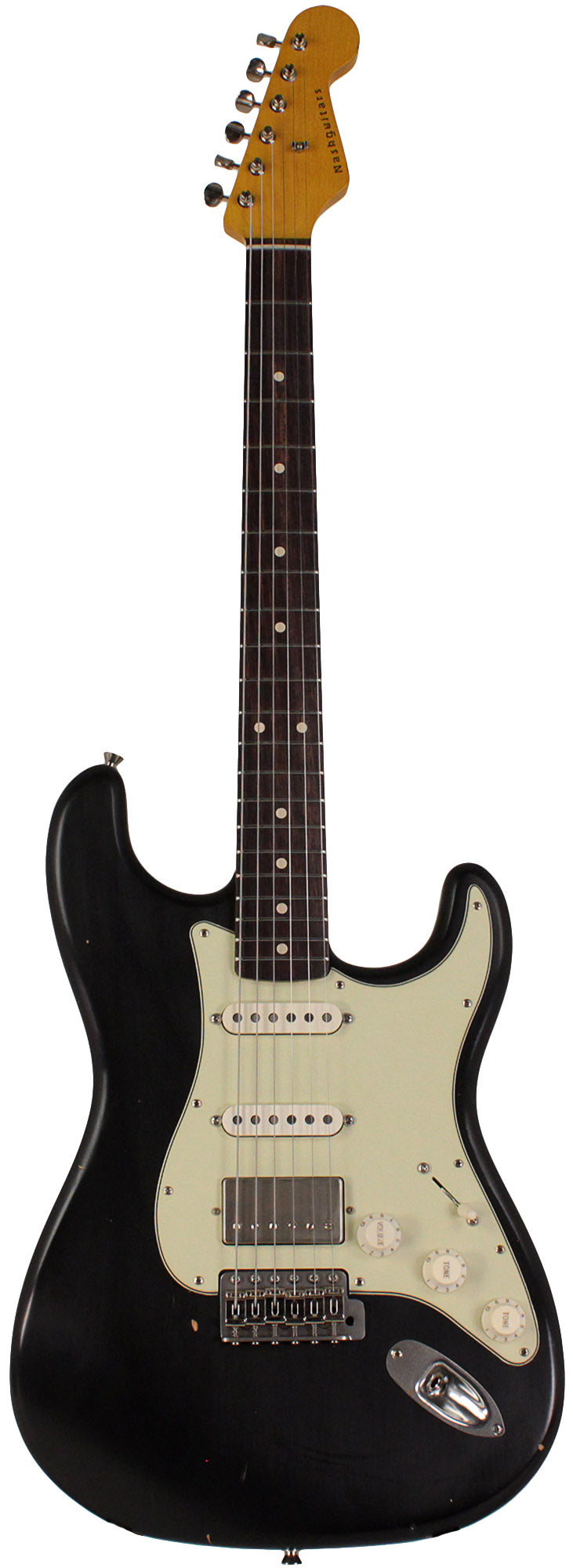Nash S63 Guitar, Black, HSS, Light Aging | Humbucker Music Nash S63 Guitar, Black, HSS, Light Aging | Humbucker Music