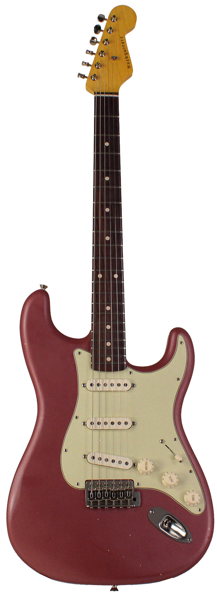 Nash S63 Guitar, Burgundy Mist Metallic, Light Aging Nash S63 Guitar, Burgundy Mist Metallic, Light Aging