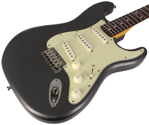 送料無料 店舗 Nash Aging Light Metallic, Frost Charcoal Guitar, S63 ギター