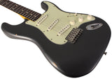 Nash S63 Guitar, Charcoal Frost Metallic, Light Aging