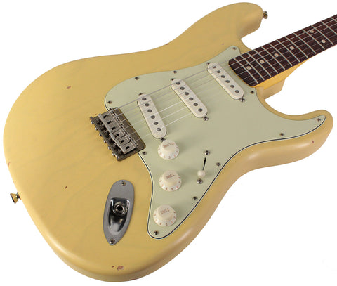 Nash S63 Guitar, Cream, Hardtail, Swamp Ash, Light Aging | Humbucker Music Nash S63 Guitar, Cream, Hardtail, Swamp Ash, Light Aging | Humbucker Music