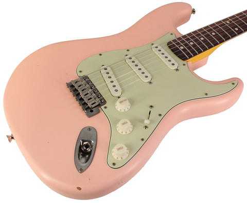 Nash S63 Guitar, Shell Pink, Light Aging