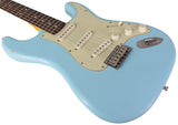 Nash S-63 Guitar, Sonic Blue, Light Aging