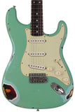Nash S63 Guitar, Surf Green over 3 Tone Sunburst