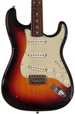 Nash S63 Guitar, 3-Tone Sunburst, Hard Tail, Light Aging