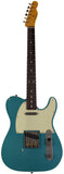 Nash TC-63 Guitar, Double Bound, Ocean Turquoise Metallic, Light Aging