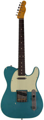 Nash T63DB Guitar, Double Bound, Ocean Turquoise Metallic, Light Aging