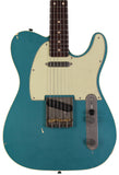Nash T63DB Guitar, Double Bound, Ocean Turquoise Metallic, Light Aging