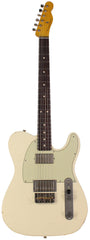 Nash T-2HB Guitar, Olympic White, Light Aging