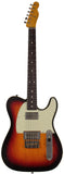 Nash T-2HB Guitar, Double Bound, 3 Tone Sunburst, Light Aging