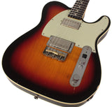 Nash T-2HB Guitar, Double Bound, 3 Tone Sunburst, Light Aging