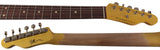 Nash T2HB Guitar, 3 Tone Sunburst, Light Aging