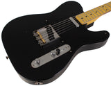 Nash T-52 Guitar, Black, Light Aging