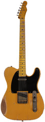 Nash T52 Guitar, Butterscotch Blonde, Heavy Aging