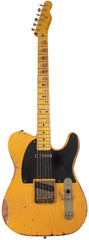 Nash T52 Guitar, Butterscotch Blonde, Heavy Aging