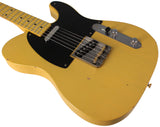 Nash T52 Guitar, Butterscotch Blonde, Light Aging - Humbucker Music