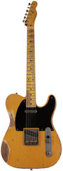 Nash T52 Guitar, Butterscotch Blonde, Heavy Aging