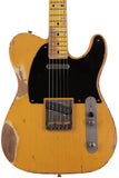 Nash T52 Guitar, Butterscotch Blonde, Heavy Aging