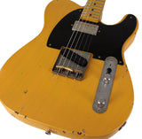 Nash T52 Guitar, Butterscotch Blonde, Humbucker, Medium Aging