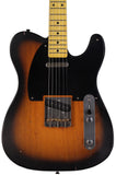 Nash T52 Guitar, Two Tone Burst, Light Aging