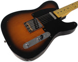Nash T52 Guitar, Two Tone Burst, Light Aging