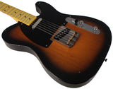Nash T52 Guitar, Two Tone Burst, Light Aging