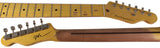 Nash T52 Guitar, Two Tone Burst, Light Aging