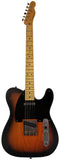 Nash T52 Guitar, Two Tone Burst, Light Aging
