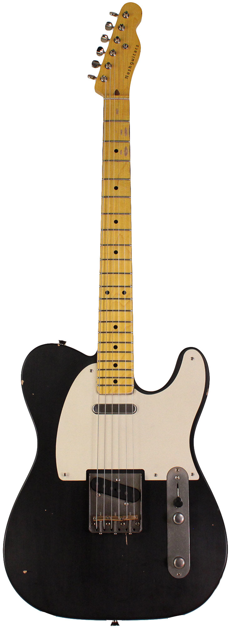 Nash T57 Guitar, Black, Light Aging | Humbucker Music