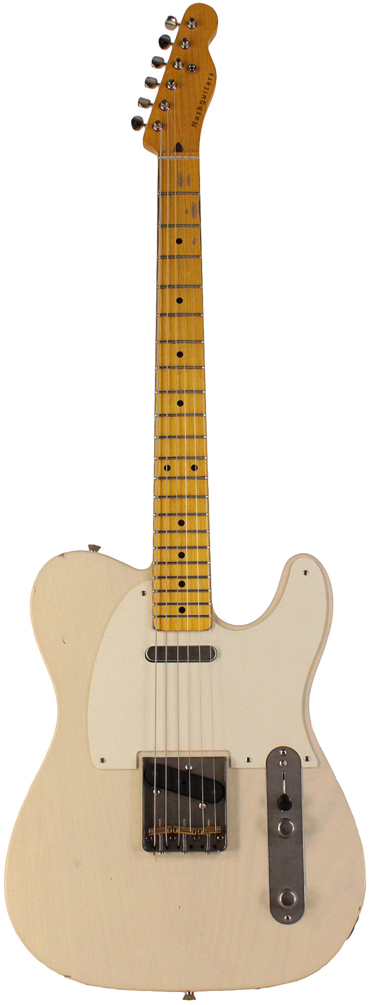 Nash Guitars T57 Un-Aged（エイジド加工なし）　美品 Nash T57 Guitar, Mary Kaye White, Light Aging | Humbucker Music