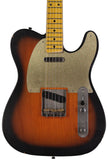 Nash T57 Guitar, 2-Tone Sunburst, Light Aging, Gold Pickguard